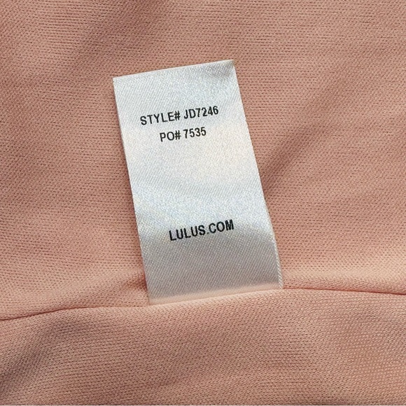 Lulus All She Wants Blush Pink Off-the-Shoulder Midi Dress - Picture 7 of 15